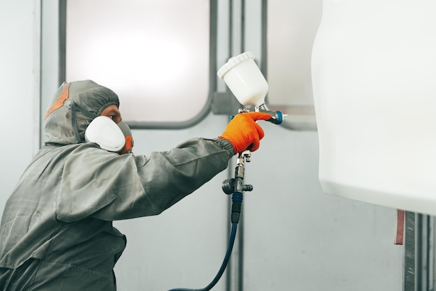 Importance of protective equipment in spray painting