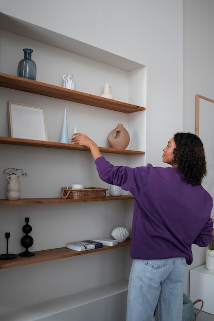Maximising small spaces with custom shelving