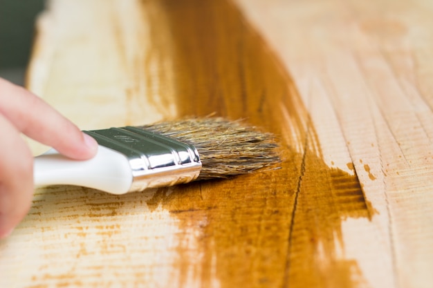 Protecting wooden surfaces in high-traffic areas